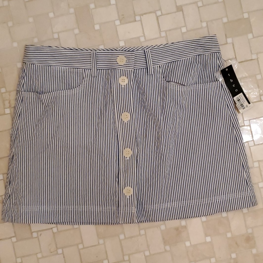 Theory Greer Chipper Skirt